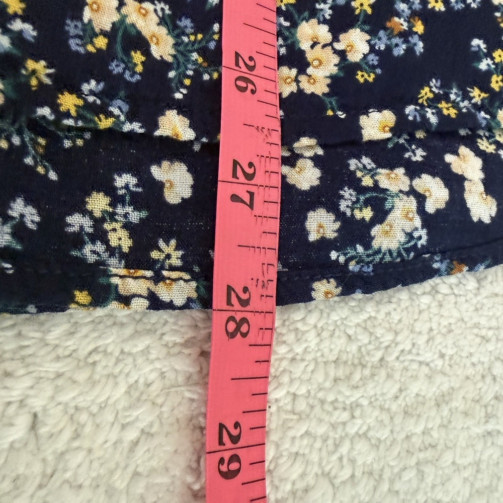 Old Navy Boho Floral Button Long Sleeve Top XL Feminine Cottagecore Timeless - Picture 13 of 14
